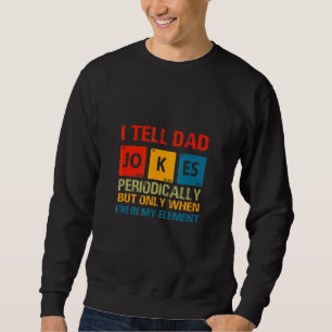 Sudadera Le Digo A Papá Chistes Diseño Gráfico Periódico Pa