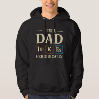 Sudadera Le digo chistes de papá periódicamente Química div