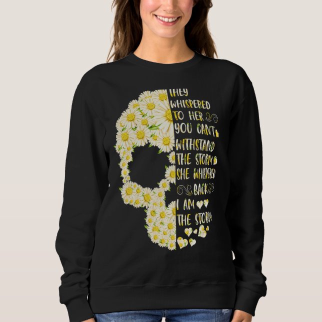 Sudadera Le dijeron que no se podía con el cráneo D (Anverso)