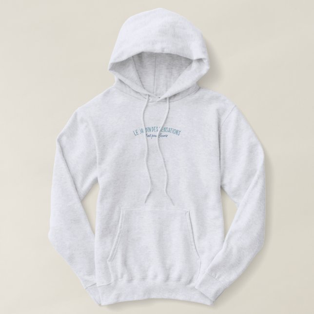 Sudadera Le jardin des sensations (Diseño del anverso)
