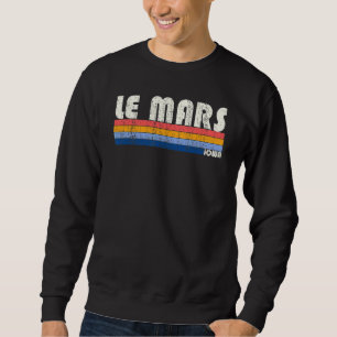 Sudadera Le Mars Iowa de estilo retro vintage de los años 8