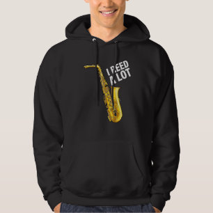 Sudadera Lé Un Montón De Saxofonistas Músicos De Jazz Saxop