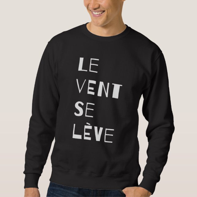 Sudadera Le Vent Se Leve, French Hoodie (Anverso)