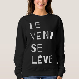 Sudadera Le Vent Se Leve - White Hoodie