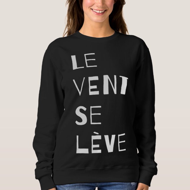 Sudadera Le Vent Se Leve - White Hoodie (Anverso)