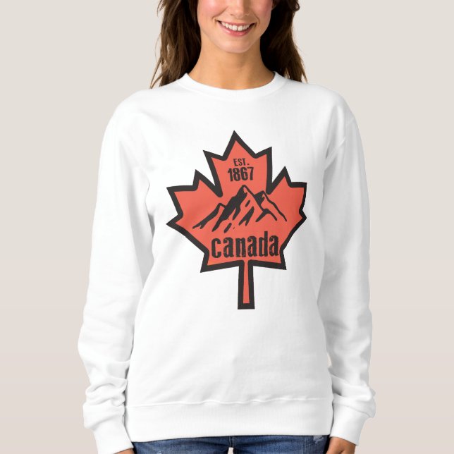 Sudadera Leaf de Canadá (Anverso)