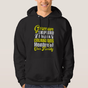 Sudadera Lealtad familiar y protector Shepherd de pastor al