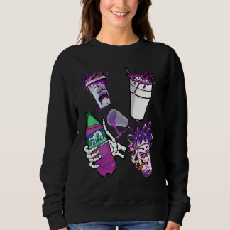 Sudadera Lean  Purple Drank Dirty Double cup Lean Line Smok