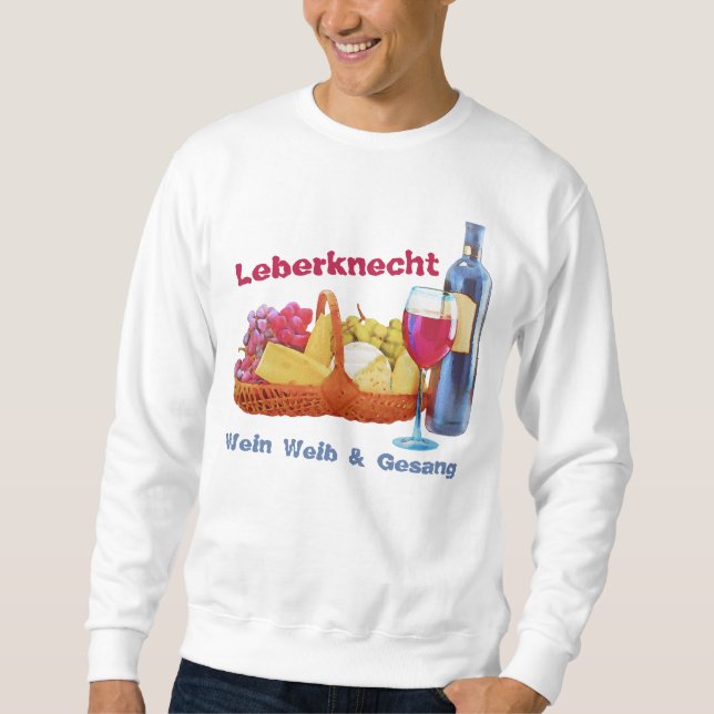 Sudadera Leberknecht Wein Party (Anverso)