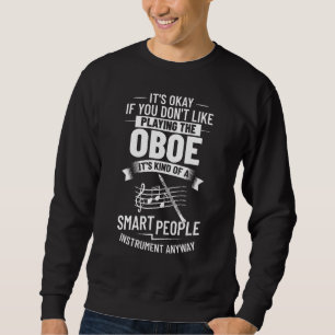 Sudadera Lección principiante del jugador de música de Oboe