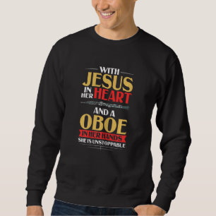 Sudadera Lección principiante del jugador de música de Oboe