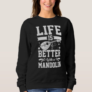 Sudadera Lección principiante del jugador de música Mandoli