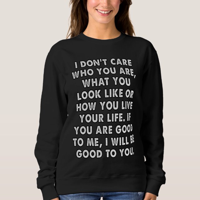 Sudadera lecciones de vida afirmaciones positivas (Anverso)