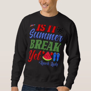 Sudadera Lechadora Es Verano Romper El Último Día De Scho