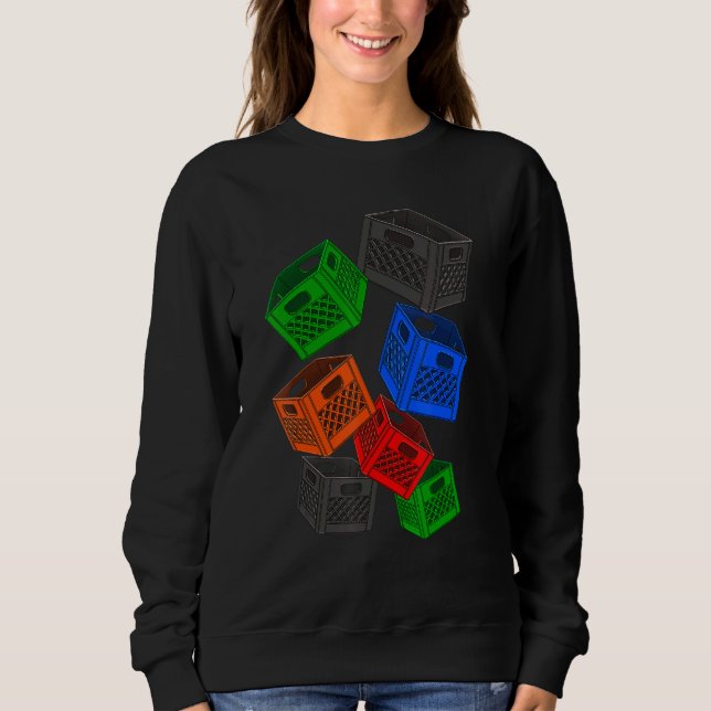 Sudadera Leche Crate Crate Game Tees Challenge 3 (Anverso)