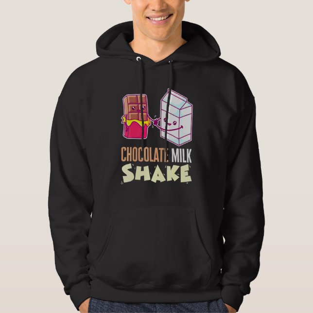 Sudadera Leche de chocolate batida batido batido postre dul (Anverso)