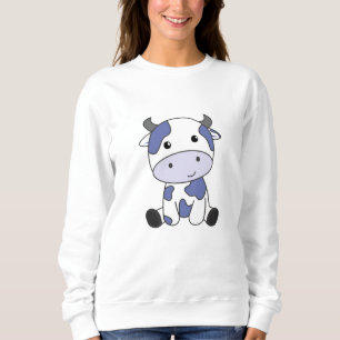 Sudadera Leche de vaca Kawaii Blueberry japonés