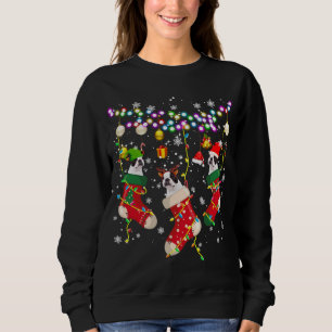 Sudadera Lechero De Santa ELF Boston Terrier En Navidad Soc