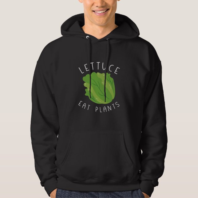 Sudadera Lechuga Come Plantas (Anverso)