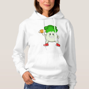 Sudadera Lechuga en los deportes de fútbol