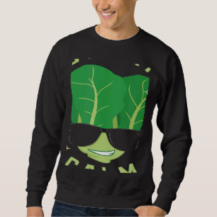 Sudadera Lechuga romana calma Pun de verdura Diversión de j