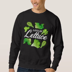 Sudadera Lechuga Vegana Hoja Verdura Vegetariana Raglan B