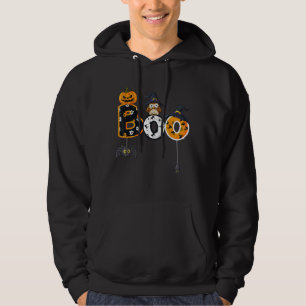 Sudadera Lechuza Boo De Halloween Con Arañas Gorras De Bruj