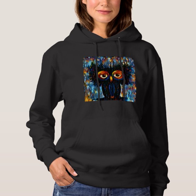 Sudadera Lechuza brillante y sabia (Anverso)