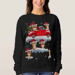 Sudadera Lechuza conduciendo Navidades de Lechuza Camionera