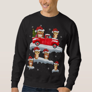 Sudadera Lechuza conduciendo Navidades de Lechuza Camionera
