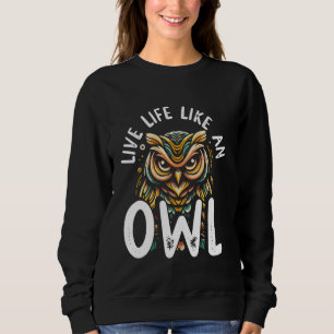 Sudadera Lechuza Cute Lover Animal Nocturnal de Vida Silves