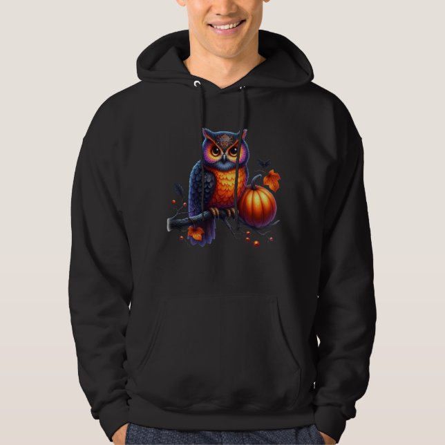 Sudadera Lechuza de calabaza Adorable (Anverso)