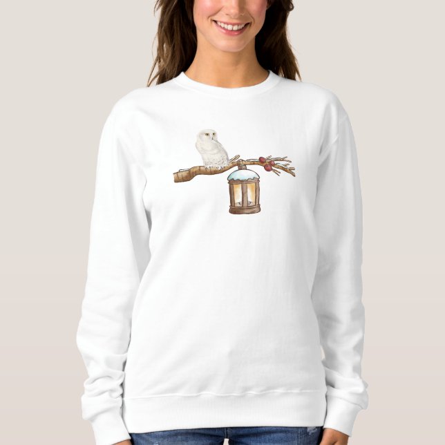 Sudadera Lechuza de invierno (Anverso)