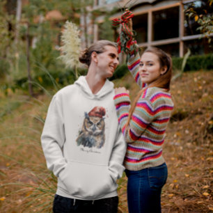 Sudadera Lechuza de invierno encantada, personalizado