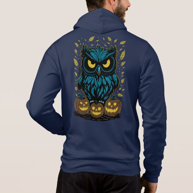 Sudadera Lechuza Halloween divertida (Reverso)