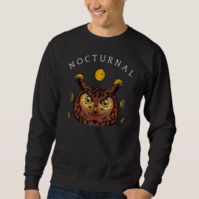 Sudadera Lechuza Nocturna (Anverso)