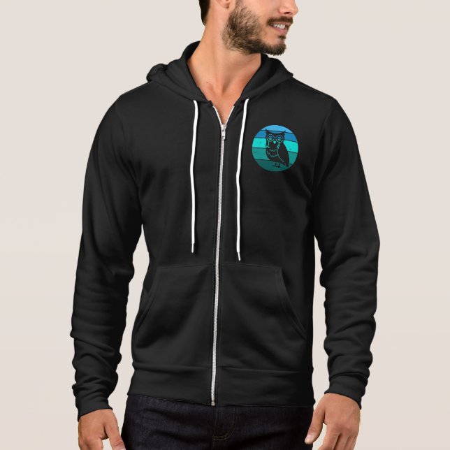 Sudadera Lechuza Retro (Anverso)