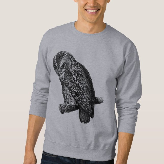 Sudadera Lechuza Tawny Lechuza Vintage (Anverso)