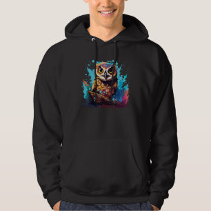 Sudadera Lechuzas de lechuza coloridas adornan el arte de l