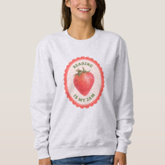 Sudadera Lector apasionado Leer es mi pasión Fresa divertid