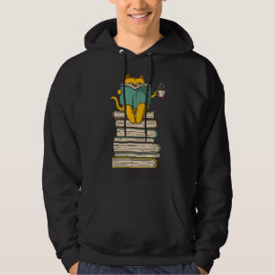 Sudadera Lector de Gatos - Libro Divertido y Amante del Té