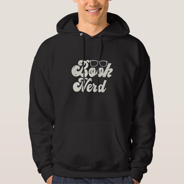 Sudadera Lector de libros Book Nerd Reading Bookworm Biblio (Anverso)