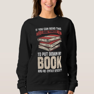 Sudadera Lector De Libros Gracioso Si Puedes Leer Esto Lo A