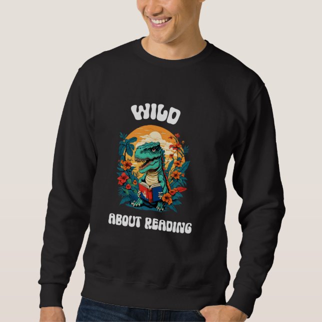 Sudadera Lector de libros Lover Animals T-Re (Anverso)