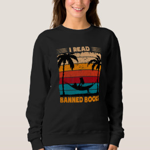 Sudadera Lector de libros prohibidos vintage retro