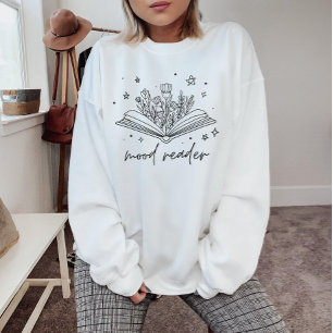 Sudadera Lectora con estado de ánimo estética