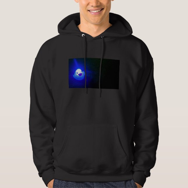 Sudadera LED azul Duckie (Anverso)