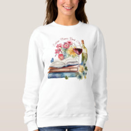 Sudadera Lee entre los vinos, Club de Libro Personalizado