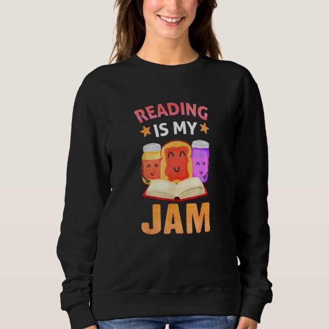 Sudadera Leer es mi diversión, me encanta leer libros 2 (Anverso)