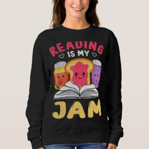 Sudadera Leer es una broma que me encanta leer libros y ens